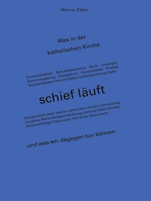 cover image of Was in der katholischen Kirche schief läuft